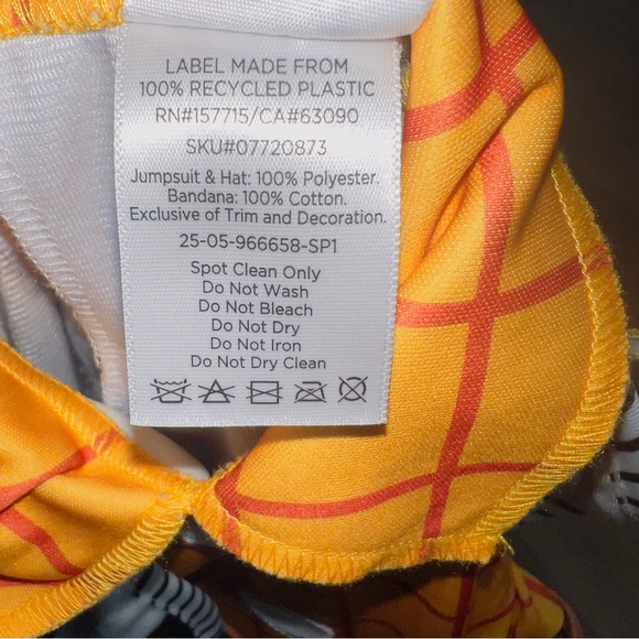 Toy Story Woody Kids Costume 0-6 Months - Picture 3 of 7